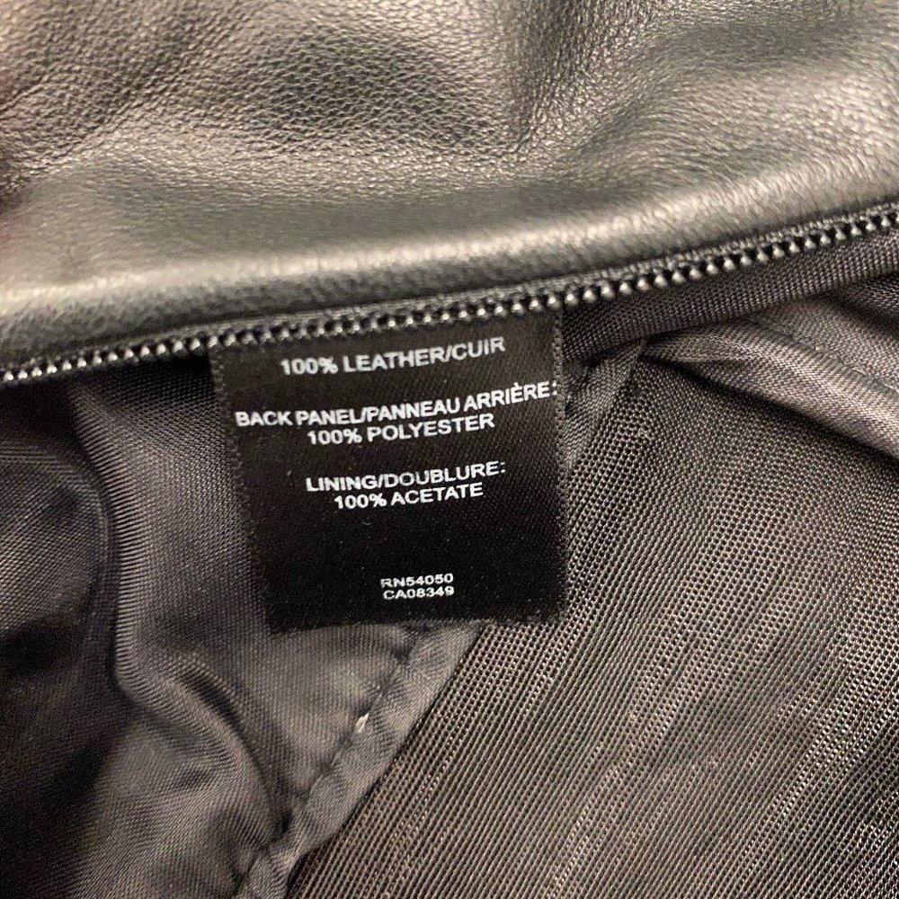 ROBERT RODRIGUEZ SLEEVELESS V NECK PEPLUM LEATHER TOP - Picture 7 of 8